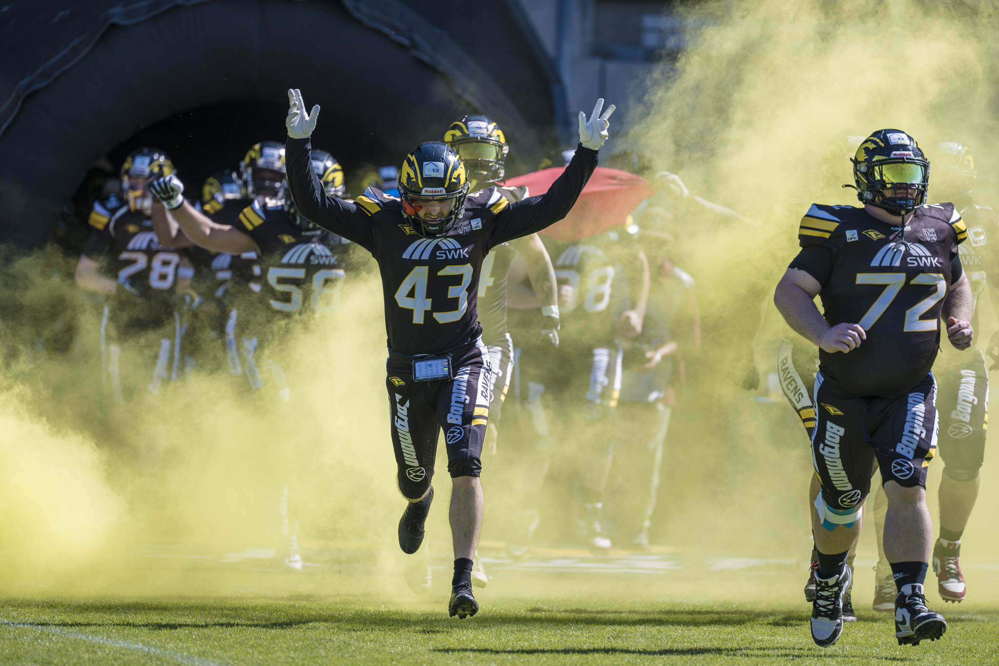 Krefeld Ravens empfangen Longhorns zum Derby- Foto: Oliver Jungnitsch