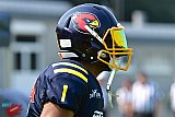 Allen Wilson #1 - QB/ WR beim Einlauf der Assindia Cardinals - Assindia Cardinals vs. Troisdorf Jets